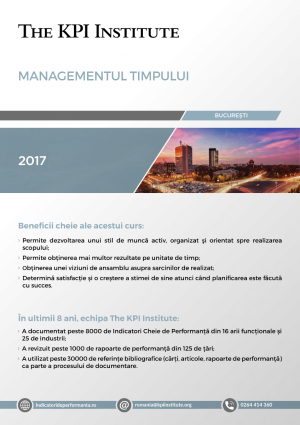Managementul Timpului, 20-21 Aprilie, Bucuresti