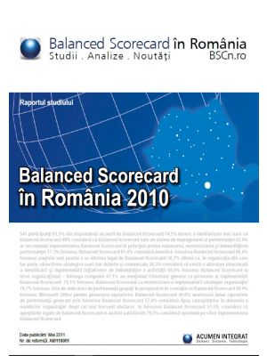 Raportul studiului Balanced Scorecard in Romania 2010